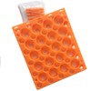 50 Well Orange/Blue Centrifuge Tube Rack for 10 ml /