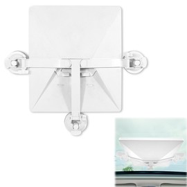 Foldable Starlink Mini Car Mount with Suction Cups，Quick Release Sunroof/Moonroof Mount for Car, RV, Boat, Truck Glass (White)