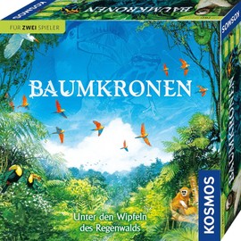 KOSMOS 682194 Treetops, Under the Tops of the Rainforest, Game for Two People, Board Game, Board Game from 10 Years on Rainforest, Trees, Plants and Animals