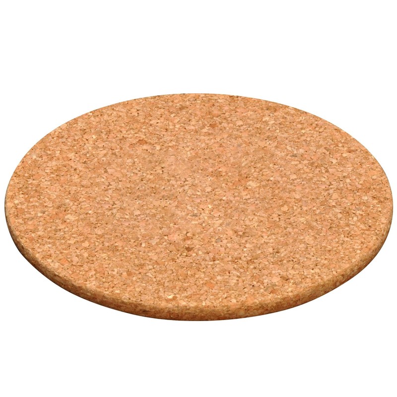 Magnetic Cork Trivet | 21cm Round Magnetic Cork Trivet Heat