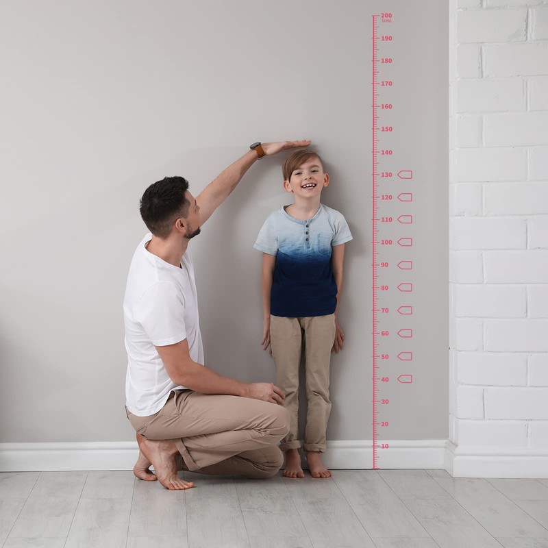 sourcing map Growth Chart 200cm Metric Height Chart Ruler Wall
