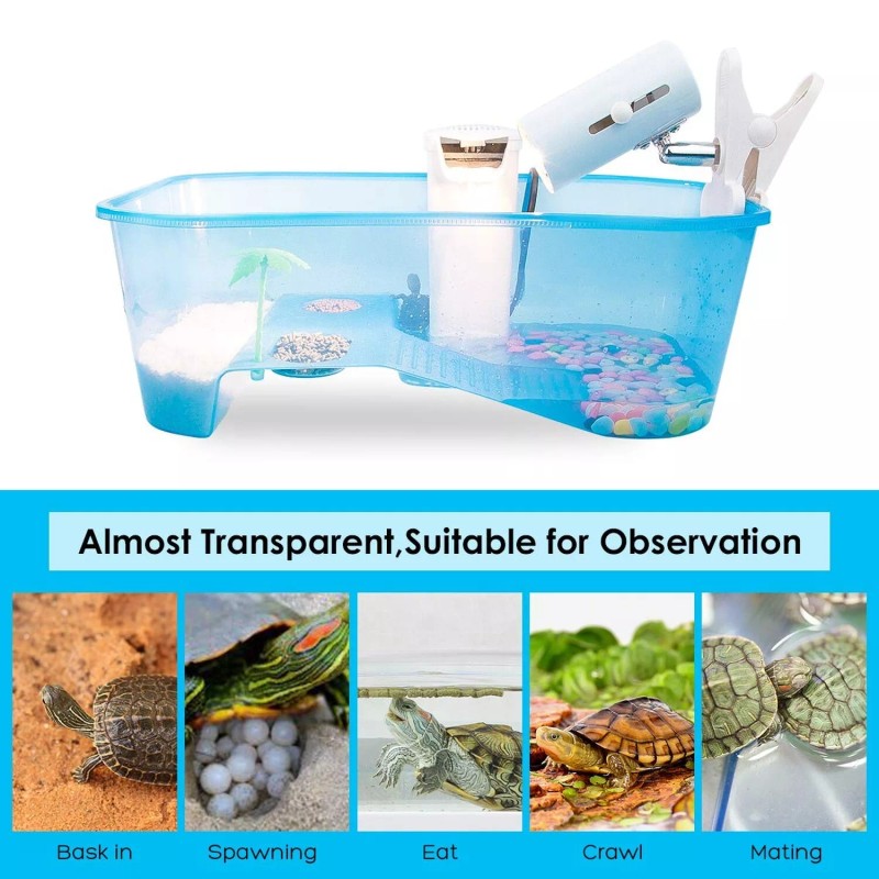 Geegoods Turtle Tank Aquarium,Repti