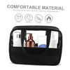 Outanaya Clear Makeup Bag Toiletry Organizer with Handle Portable Travel