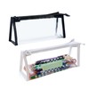 RUITENG Clear Pencil Pouch, Plastic Pencil Storage Bag, Transparent Pen