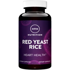 MRM Nutrition Red Yeast Rice | Monocolin K + Citrinin Free | Gluten Free + Vegan | 30 Servings