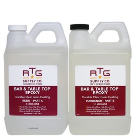 RTG Supply Co. Bar & Table Top Epoxy Resin for Bars Countertops Furniture and Tables (Gallon)