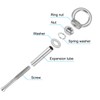 PATIKIL M6x70mm Extended Eye Bolts Pack of 4 304 Stainless