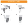 Elasticated Knee Wrap for Everyday and Sporting Activities