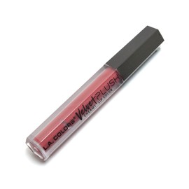 L.A. Colors Pick 1 Velvet Plush Creamy Lip Color Lipgloss Lip Gloss Paint Stick + Free Zipper Bag (CLC662 Blossom)