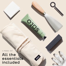 soto Small Hole Repair, White Spackle, 7-Piece Kit (No. 07 in Situ White) - High Strength Small Hole Repair Kit for use on: Walls, Drywall, Ceiling, Furniture, Cabinets