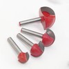 SeonFook 4pcs 6mm Carbide U-Groove Bit Router Bit U Groove
