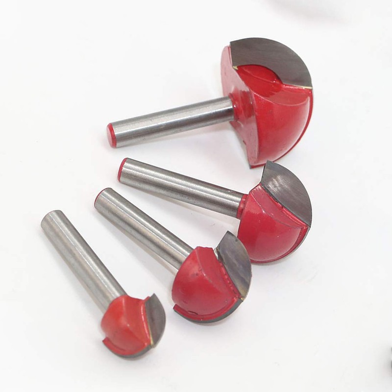 SeonFook 4pcs 6mm Carbide U-Groove Bit Router Bit U Groove