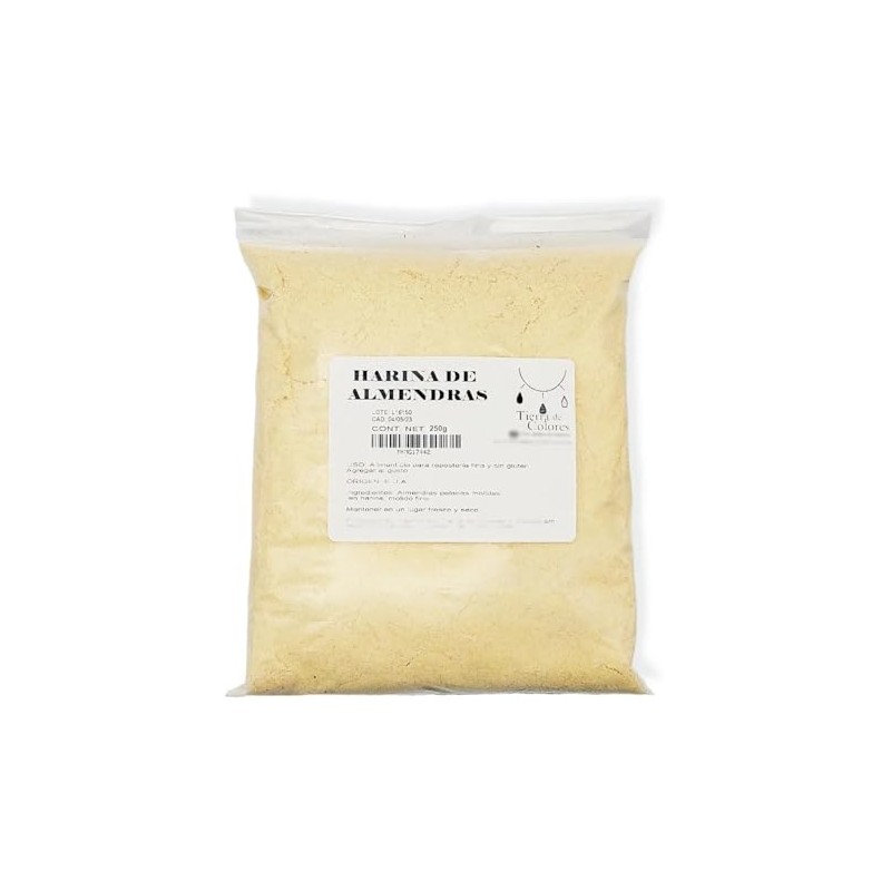 Almendra en polvo 100% pura 250g harina de almendras