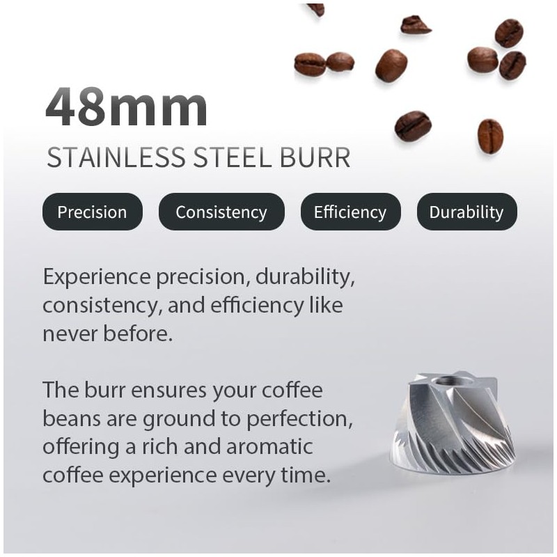 1Zpresso J Manual Coffee Grinder Silver Capacity 35g with Assembly