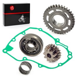 One Way Starter Clutch + Driven Gear Reduction Gear W/Gasket For Honda CRF450X 2005-2009 2012-2017 11395-MEY-671