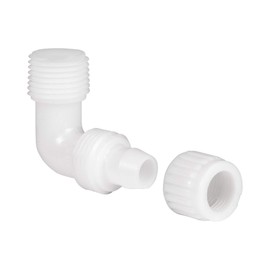 RecPro RV Plumbing Hardware | 06803 | 1/2" Compression to 1/2" Male Adapter Elbow Fitting | Appliance Adapter Fitting | Pex Pipe/Tubing Fittings (1 Fitting)