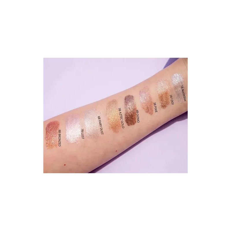 Sombra Liquida Glittershock Miss Metal Italia Deluxe 8 Pzas