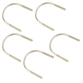 MACHSWON U-Bolts 304 Stainless Steel M6 x 76 mm U-Bolts Mounting U Shape Screw for Pipes Fixing Pipe Brackets Pack of 5