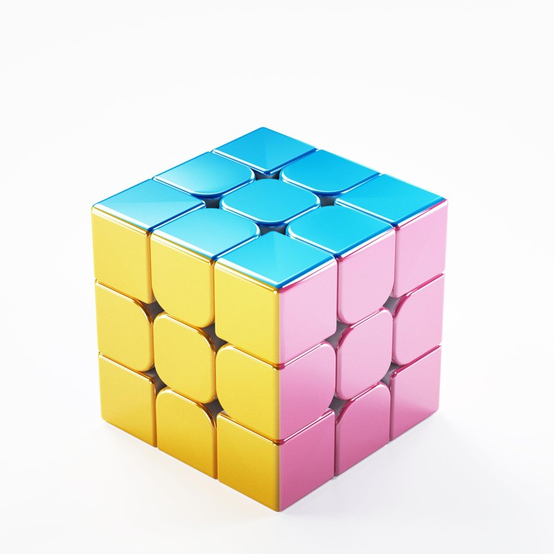 HELLOCUBE Cyclone Boys 3x3 Speed Cube Macaron Magnetic Stickerless Reflective