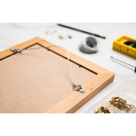 Rocky Mountain Goods Picture Hanging Wire 30 Pound - 9 Foot #3 Extra Strong Wire for Hanging Pictures, Large Frames, Canvases - Easy Cut - Thick Extra Strong - Kink Resistant Heavy Mirror Hanging Wire