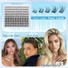 Spider Lash Clusters Fluffy Eyelash Extensions Wispy Individual Lashes Natural