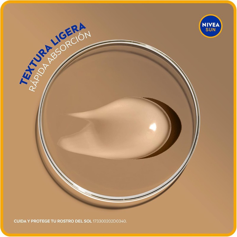 Protector Solar Facial NIVEA SUN Control Brillo Tono Medio FPS50+