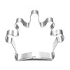WJSYSHOP King Queen Crown Shape Cookie Cutter