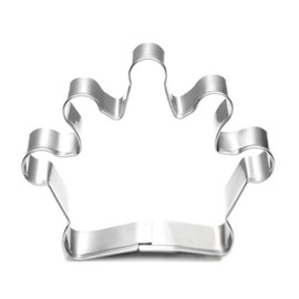 WJSYSHOP King Queen Crown Shape Cookie Cutter