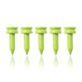 ECADDIE Green Castle Bamboo Golf Tees 25mm (50 pack) - Durable Eco-Friendly for Irons & Hybrids