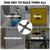 Vivantia 4-Way Utility Key for UK Gas Meters - 8mm