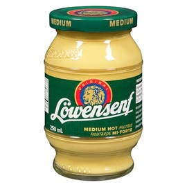 Lowensenf Medium Mustard in Jar, 9.3 Ounce
