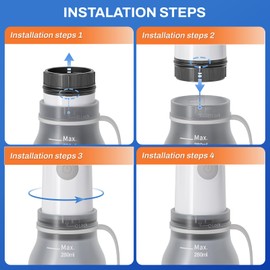 EBTULF Portable Bidet for Travel with 3 Spray Settings, High Pressure Handheld Bidet, Rechargeable Electric Portable Bidet for Women & Men