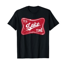 It's Lake Time, Lake Camper Life Likes Fishing, Cool Hiking T-Shirt