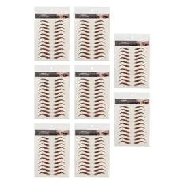 HEALLILY Eyebrow Tattoo Sticker, Eyebrows Sticker, False Eyebrows Tattoos, Temporary Eyebrows Tattoos, Eyebrow Transfer Sticker for Women 9 Sheets