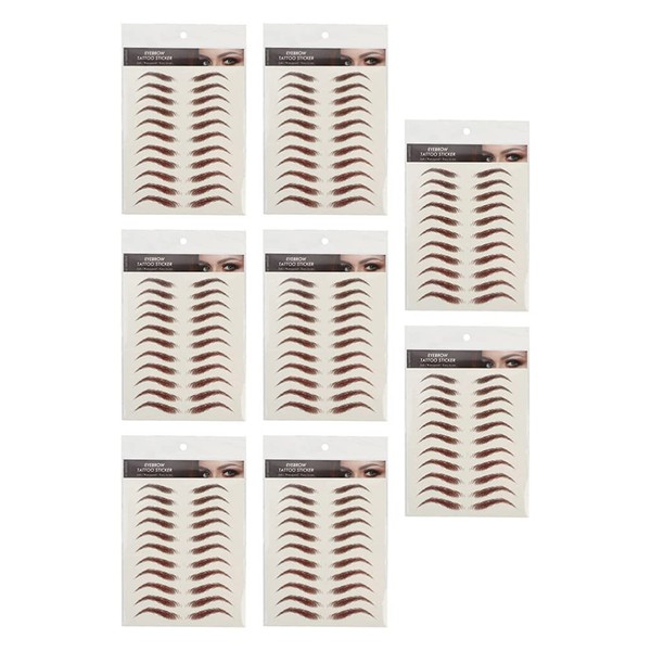 HEALLILY Eyebrow Tattoo Sticker, Eyebrows Sticker, False Eyebrows Tattoos, Temporary