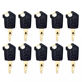 Unbranded 10PCS Ignition Keys 5P8500 5P-8500 for Caterpillar Heavy Equipment CAT Loaders