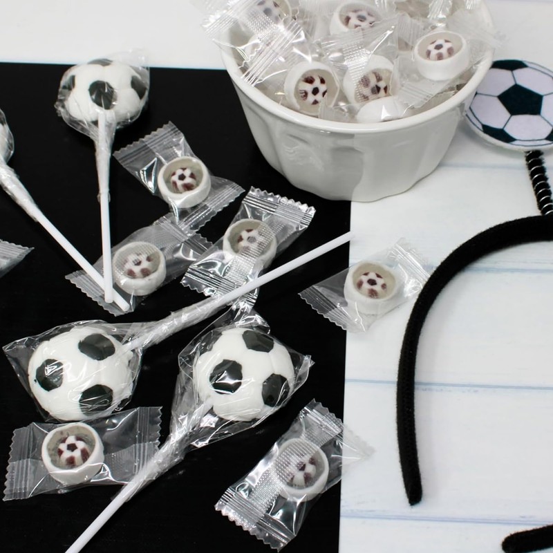 Soccer Ball Candy, Individually Wrapped Sports Treats, Bulk Team Party