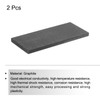 sourcing map Graphite Block Rectangular Graphite Electrode Plate 100 x