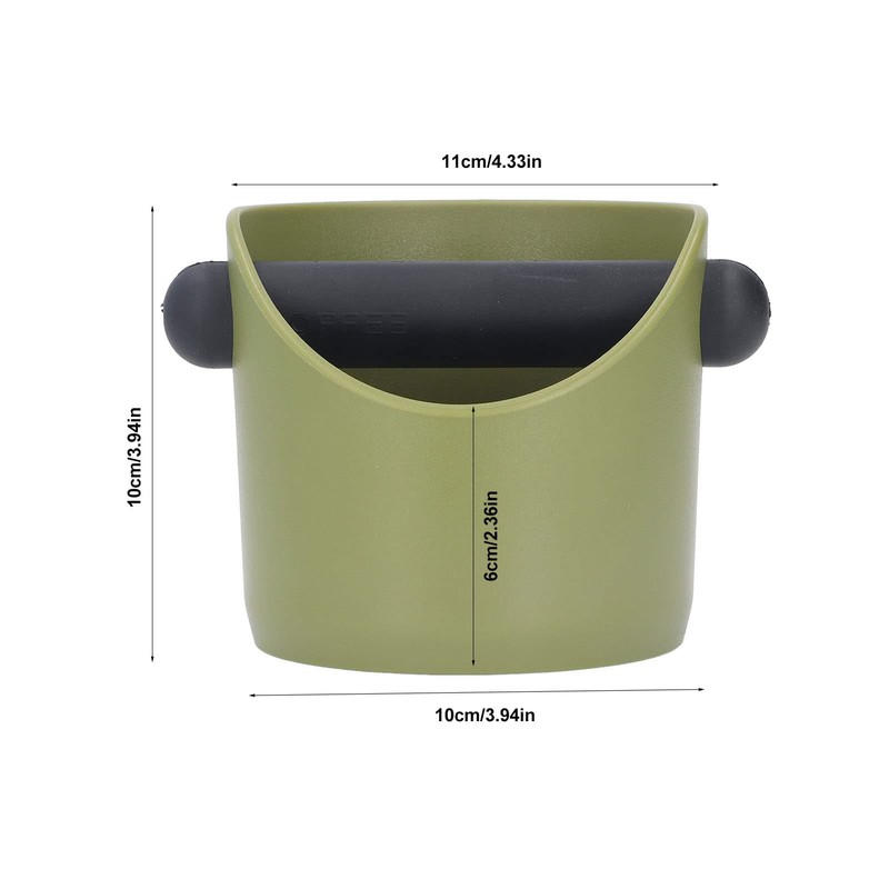 Coffee Knock Box, Reduce Noise Rubber Dishwasher Coffee Grind Trash