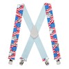 Suspender Store Novelty Statue of Liberty Flag Suspenders - 2-Inch