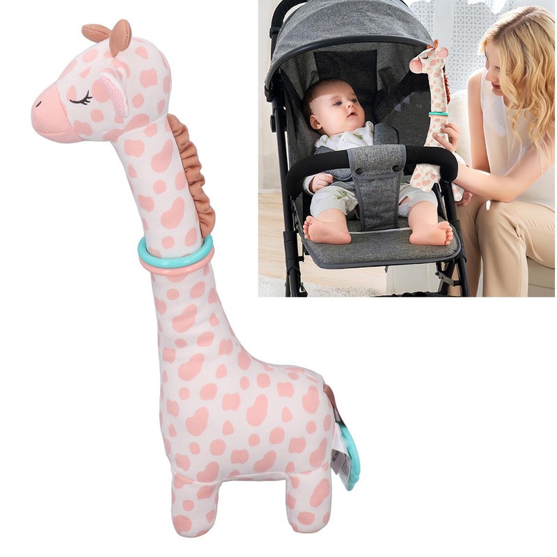 Plush Giraffe Teether Toy Fun Teether Design Cute Infant Plush