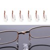 JAMMY Small Round Hole Circular Transparent Eyeglass Nose Rest Insert