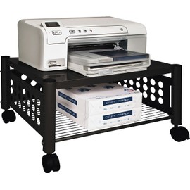 Vertiflex Mobile Underdesk Machine Stand, 21 x 17 x 11 Inches, Black (VF52009), One Size