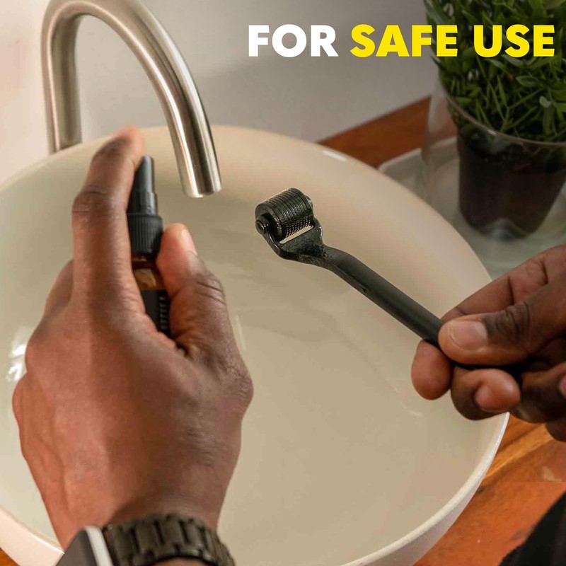 The Beard Club Derma Roller Cleansing Spray - Clean and