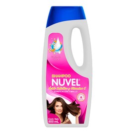 Nuvel Shampoo Control Caspa con Acido Salicilico y Vitamina C 800 ml, Limpieza Capilar Profunda