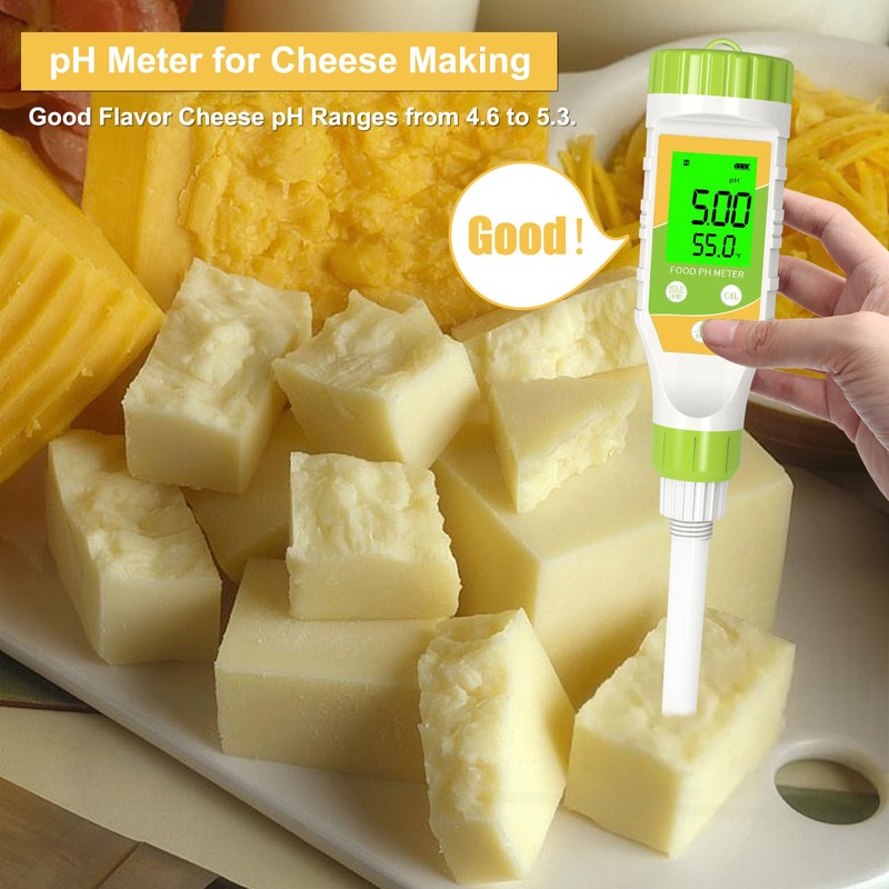 GISNPA Digital pH Meter for Food Hot sauce canned food