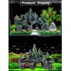 GOLOMOZ Aquarium Mountain View Stone Ornament - Extra Large Tall