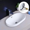 Adjustable Bath Plug with Screw 43mm Cover Pop-Up Bathtub Chock