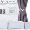 2 Pack Curtain Tieback,Alloy Curtain Holdback Window Curtain Tieback Curtain