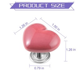 KHGUZ Car Push Start Button Cover, Heart Engine One Touch Start Stop Joystick, Vehicle Decorative Ignition Rocker Lever, Automotive Interior Accessories Universal for SUV Sedan Truck (Pink)